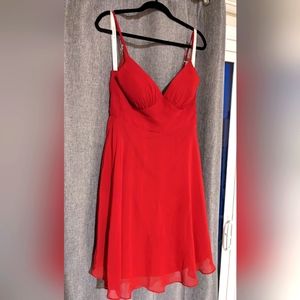 Azazie Emmy Burgundy Bridesmaid Dress